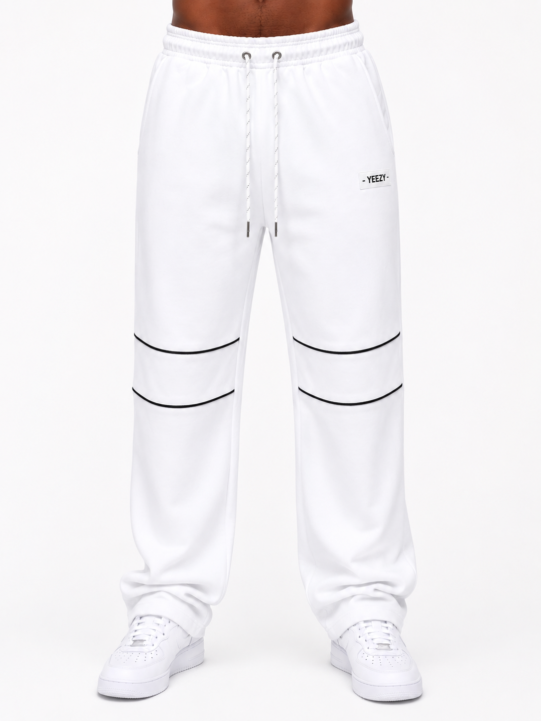 White Yeezy V2 Oversized Pants