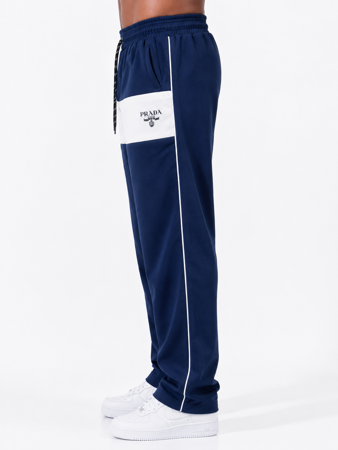 Blue Prada Oversized Pants