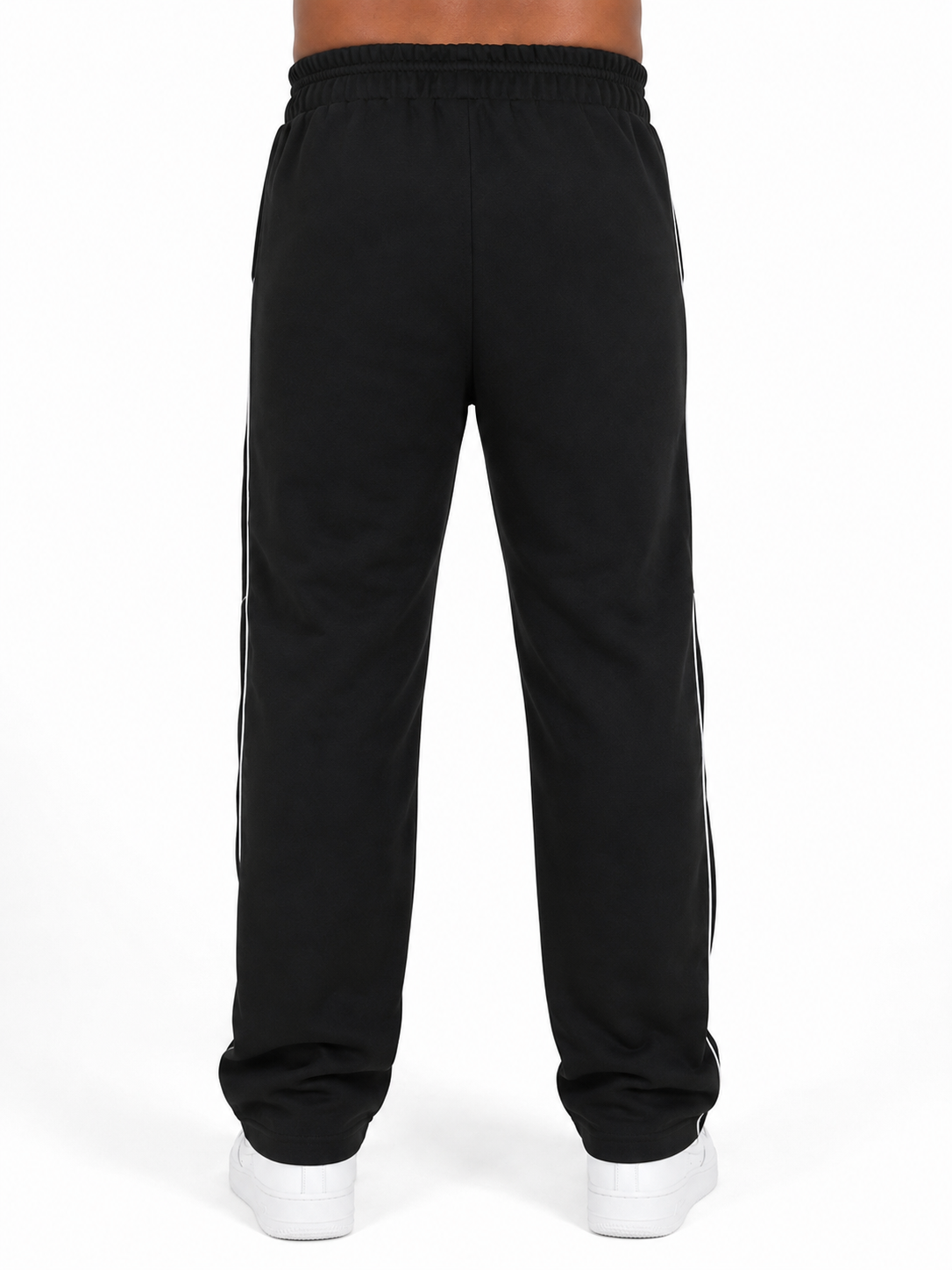 Black Hash Oversized Pants
