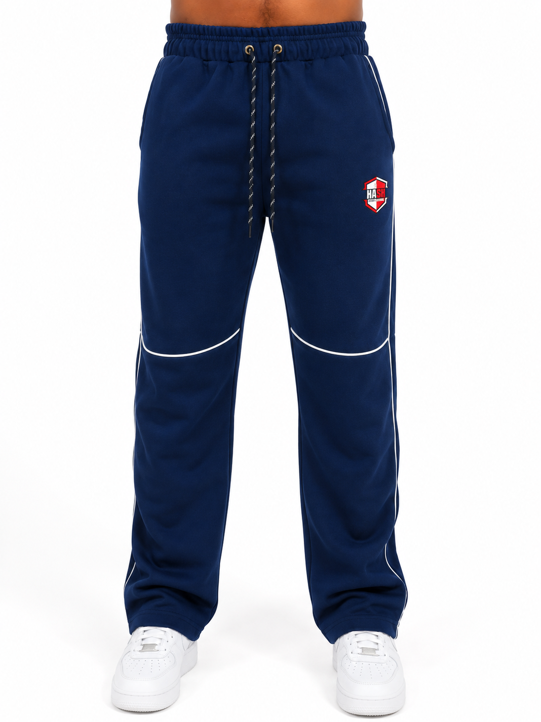 Blue Hash Oversized Pants