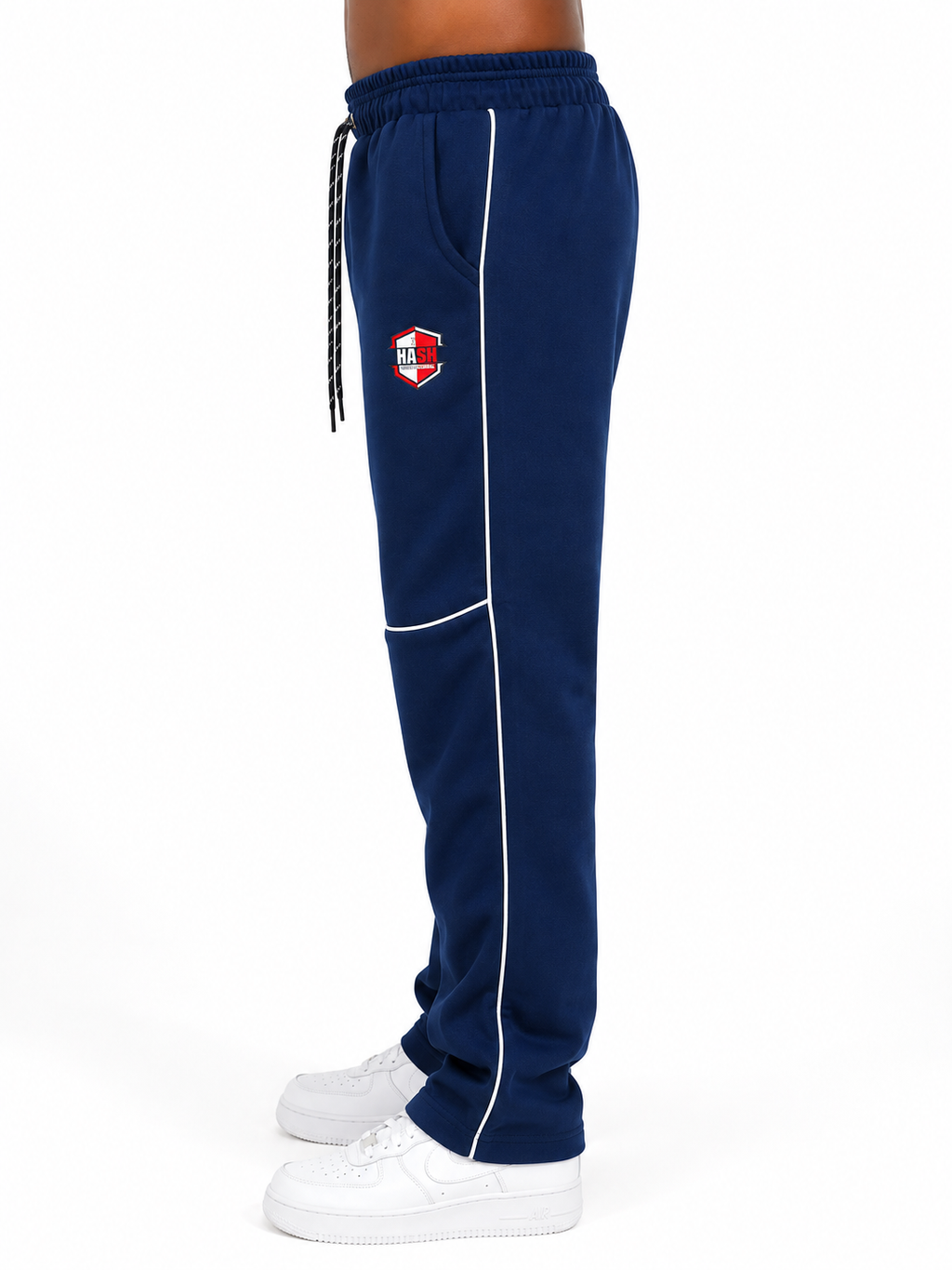 Blue Hash Oversized Pants
