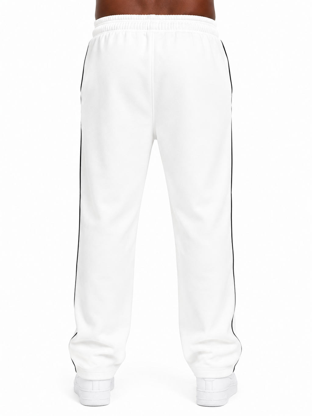 White Hash Oversized Pants