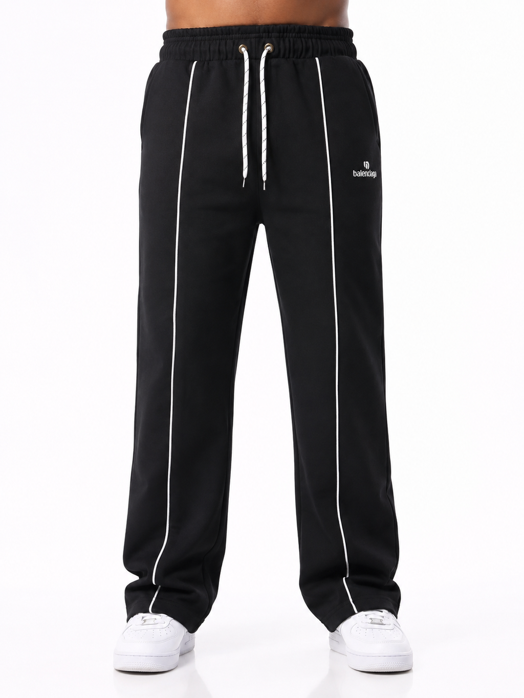 Black Balenciaga Oversized Pants