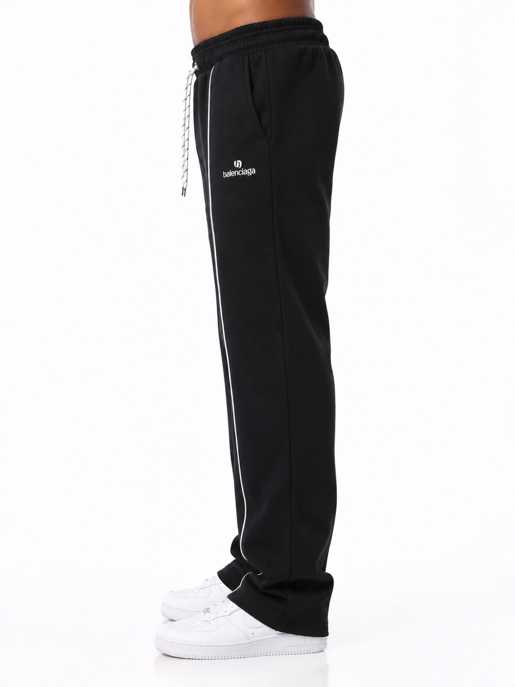 Black Balenciaga Oversized Pants