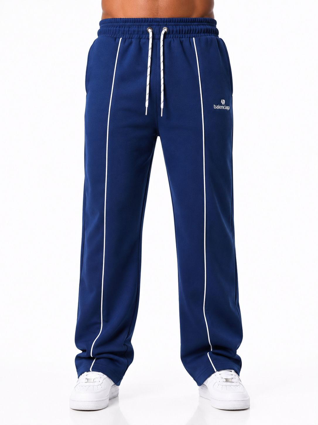 Blue Balenciaga Oversized Pants