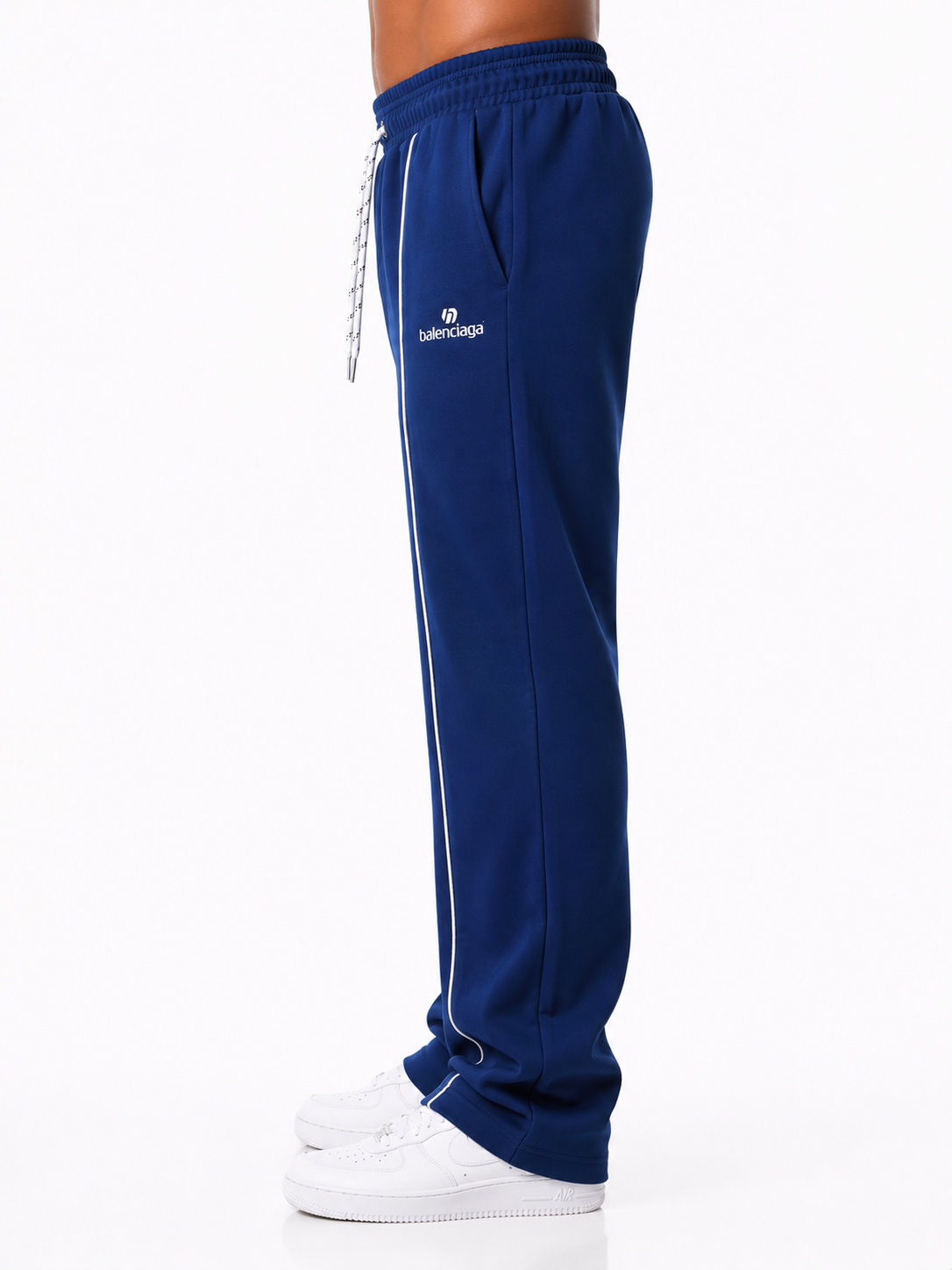 Blue Balenciaga Oversized Pants